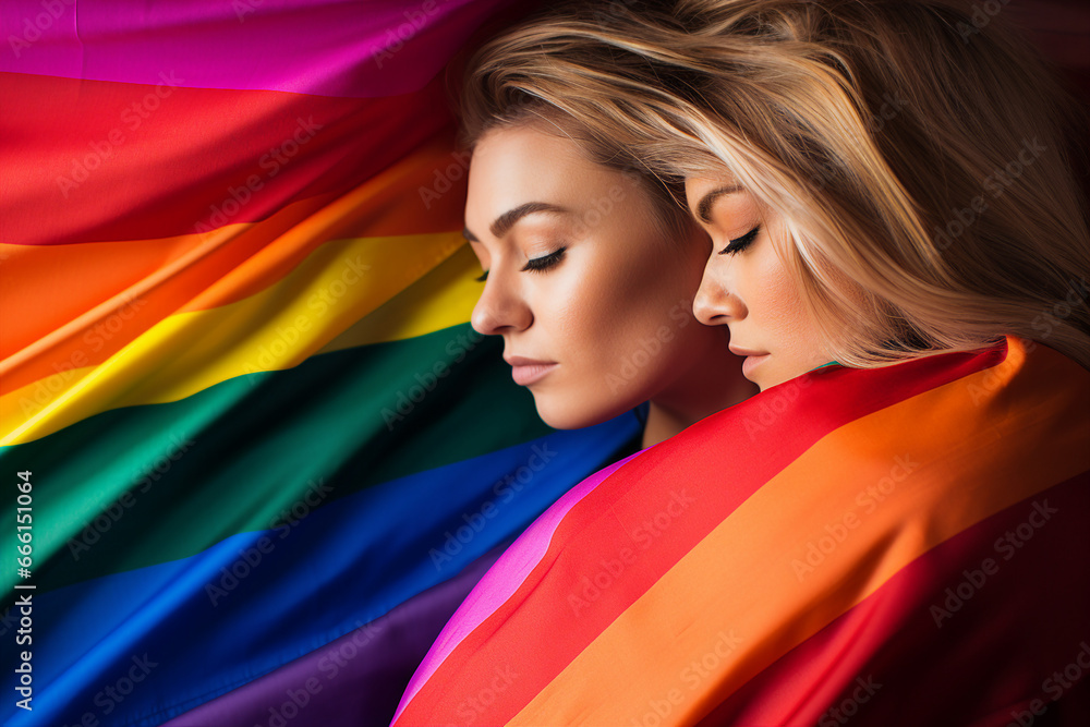 LGBT month pride conceptual illustration made with Generative AI tools technology LGBT month pride conceptual illustration made with Generative AI tools technology