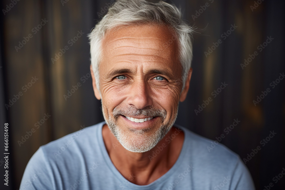 AI generated photo of handsome attractive man with toothy smile and white veneers AI generated photo of handsome attractive man with toothy smile and white veneers