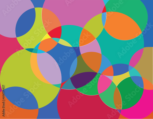 background circle color desing vector 