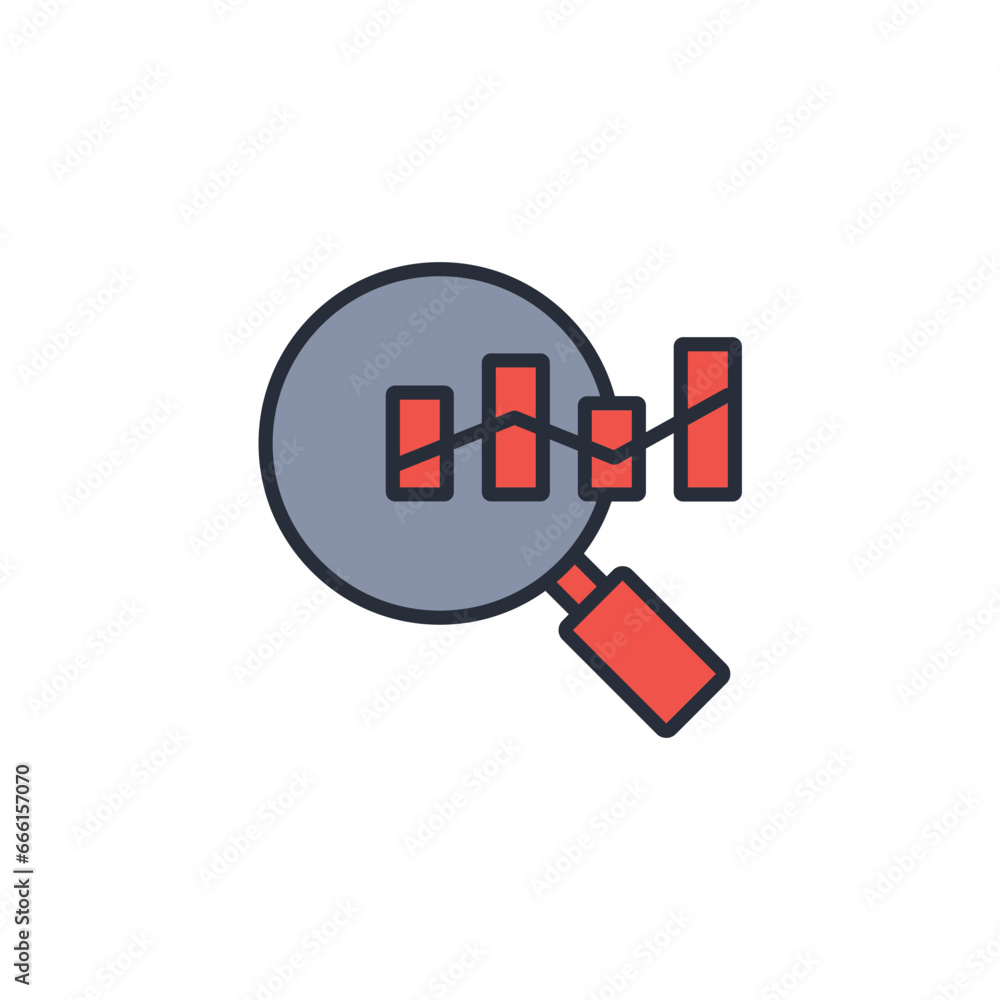 data analysis icon. vector.Editable stroke.linear style sign for use web design,logo.Symbol illustration. data analysis icon. vector.Editable stroke.linear style sign for use web design,logo.Symbol illustration.