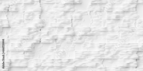 Abstract random white rock-like shapes background wallpaper banner frame filling geometry pattern