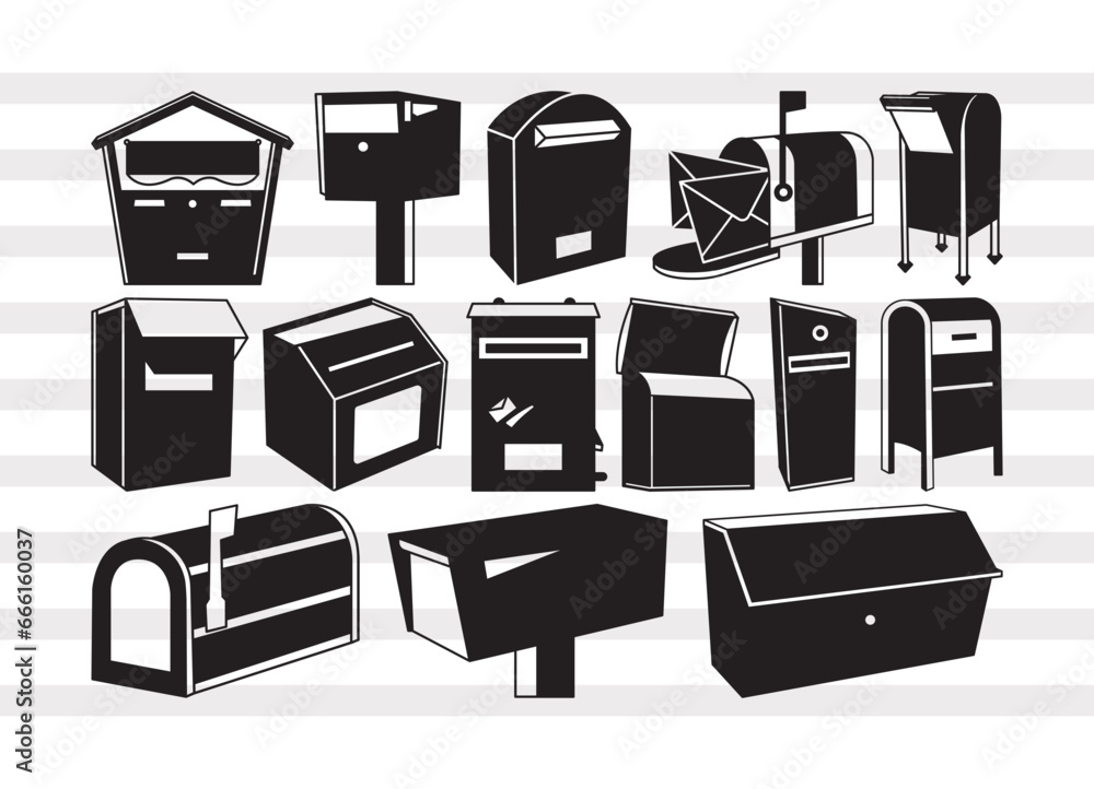 Mailbox SVG, Letter Box Svg, Postbox Svg, Opened Mailbox Svg, Mailbox ...