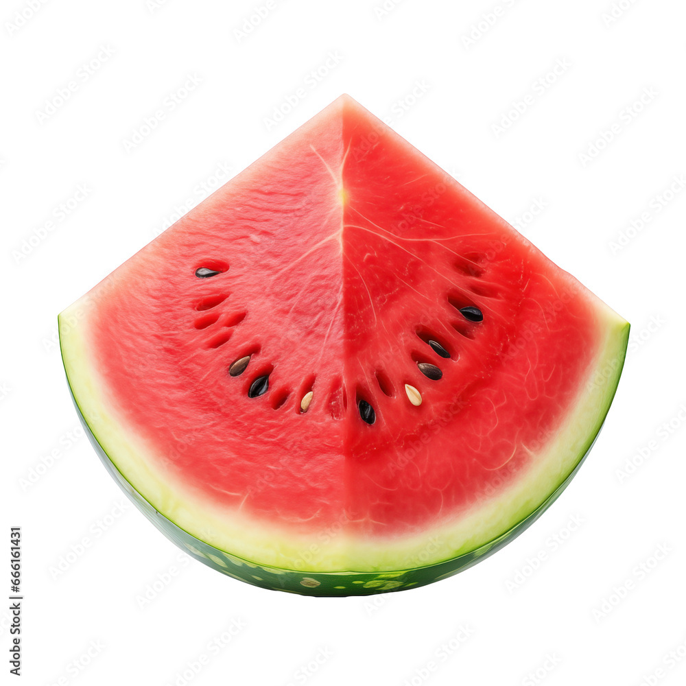 slice of fresh watermelon isolated slice of fresh watermelon isolated