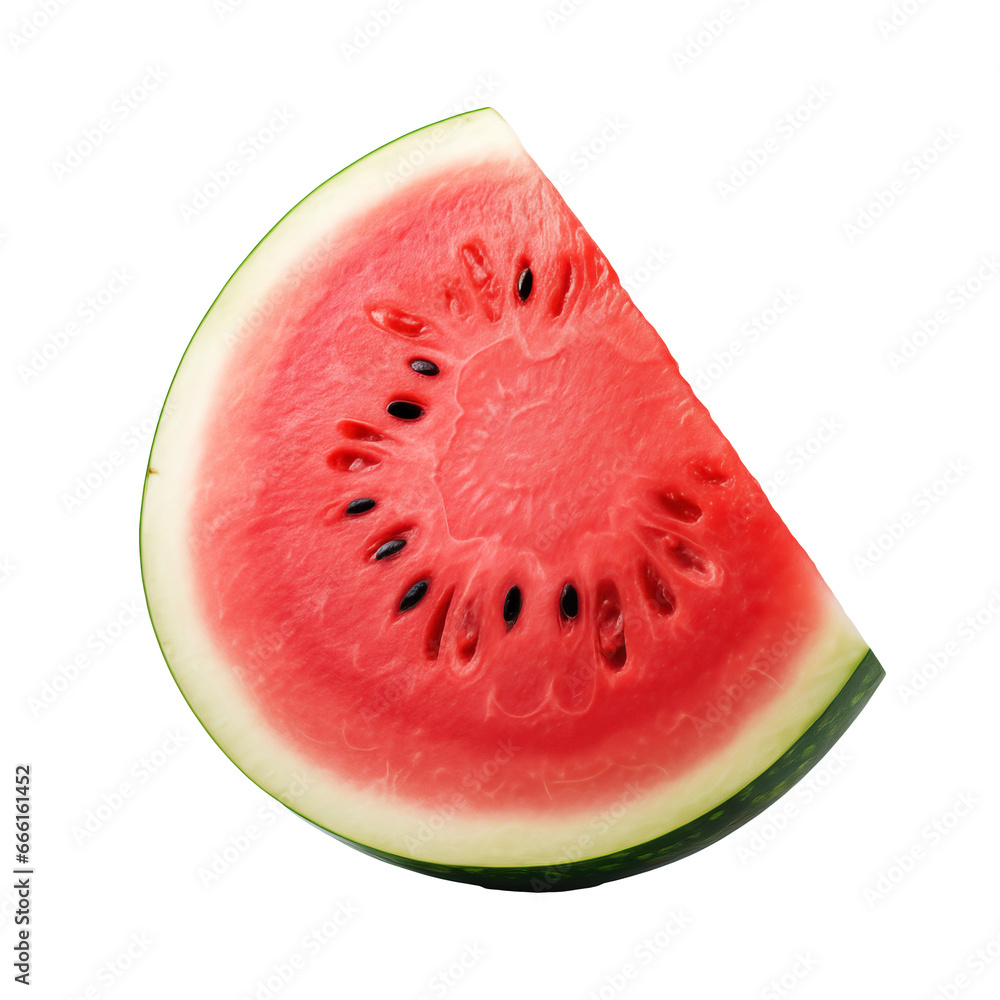 slice of fresh watermelon isolated slice of fresh watermelon isolated