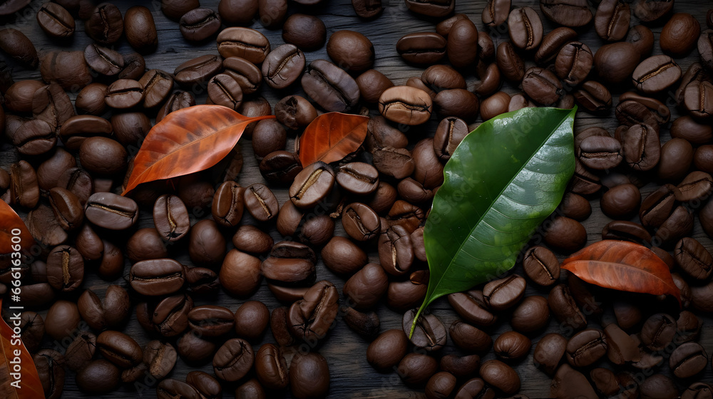 Obraz premium coffee beans background