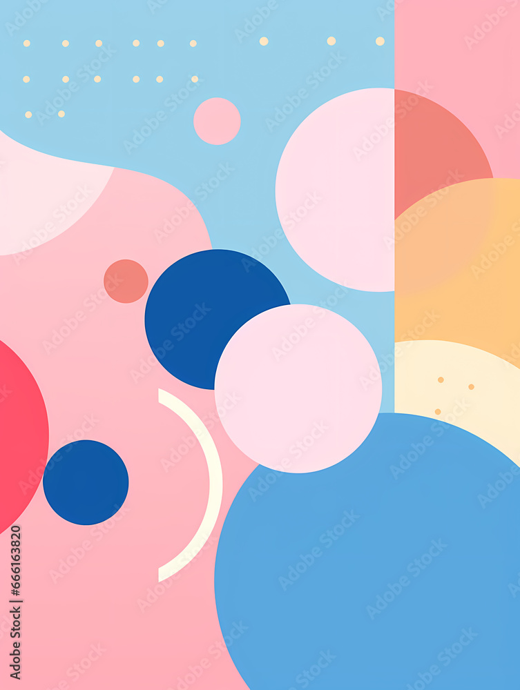 Abstract lines and circles graphic poster web page PPT background