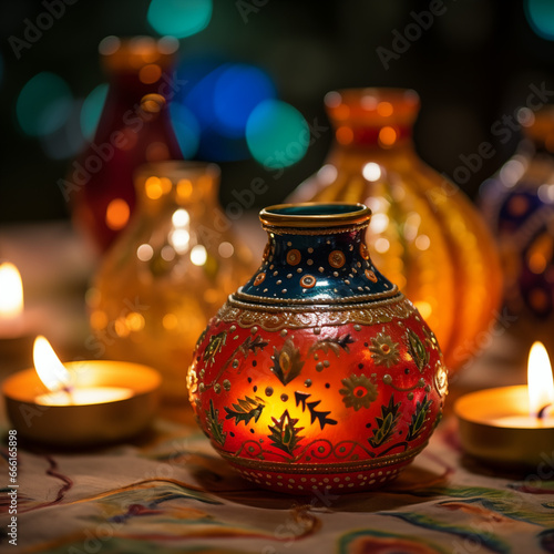 Diwali diya, Festival of lights, Traditional oil lamp, Diwali celebration, Indian festival, Festival decoration, Hindu festival, Diwali lamp, Illuminated diya, Diwali tradition, Festival of Diwali