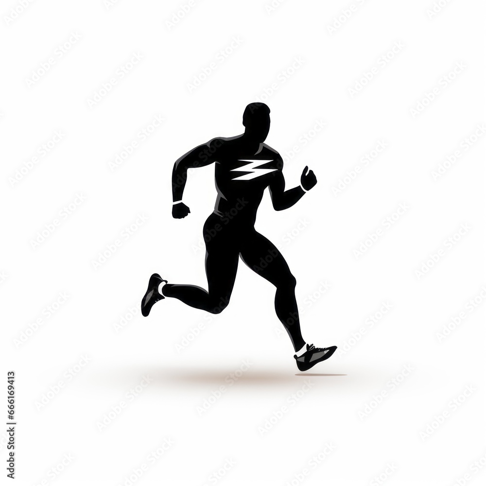 the running man icon