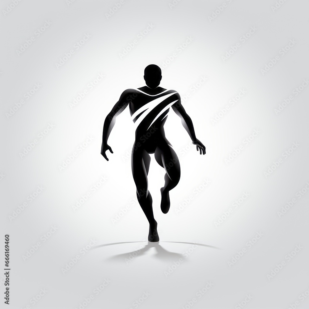 minimalistic jogger icon minimalistic jogger icon