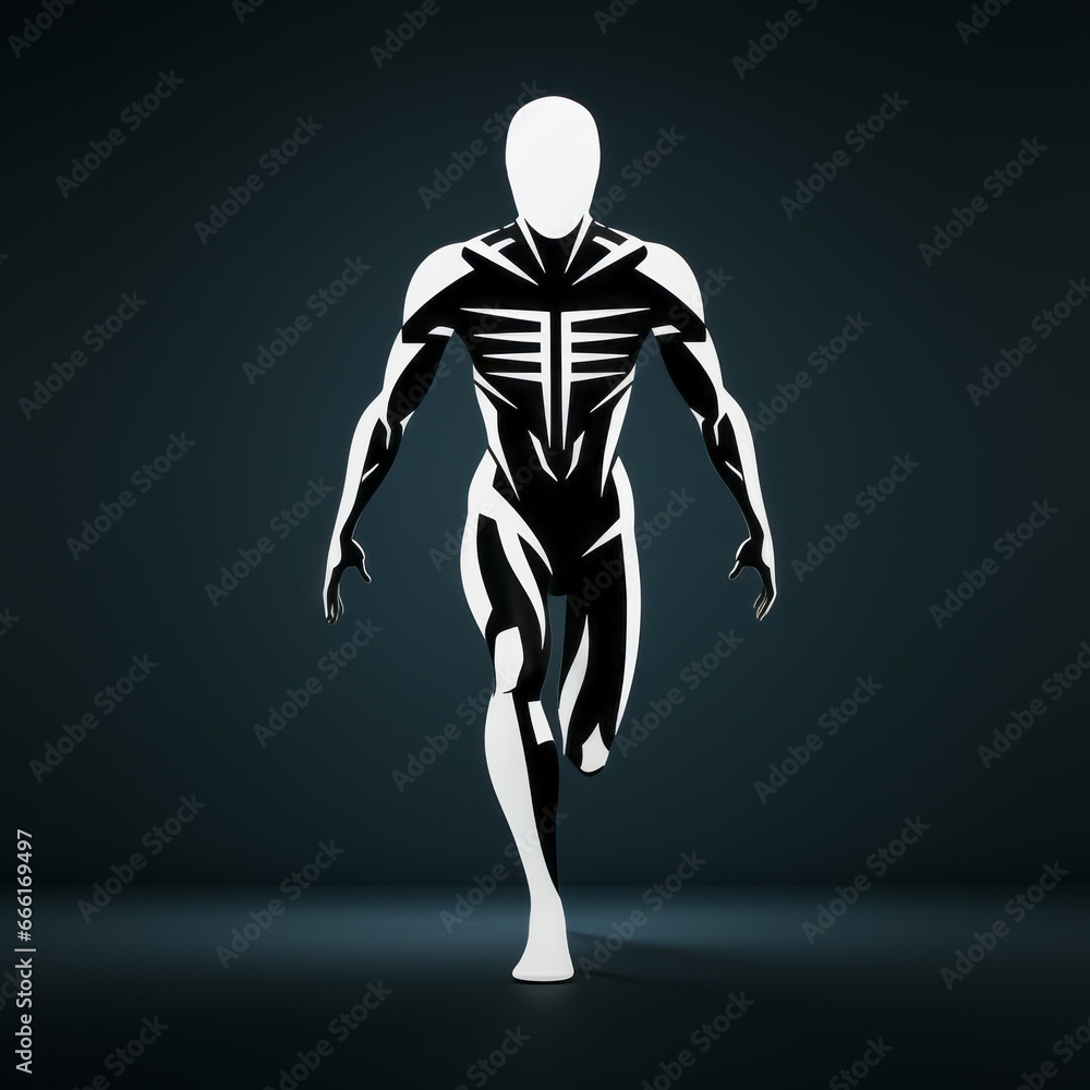 minimalistic jogger icon minimalistic jogger icon