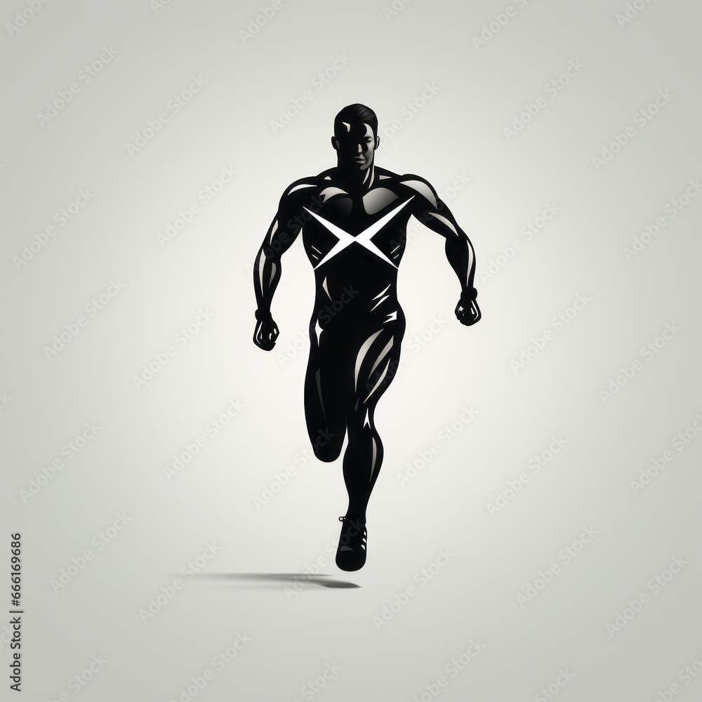 graphic runner logo graphic runner logo
