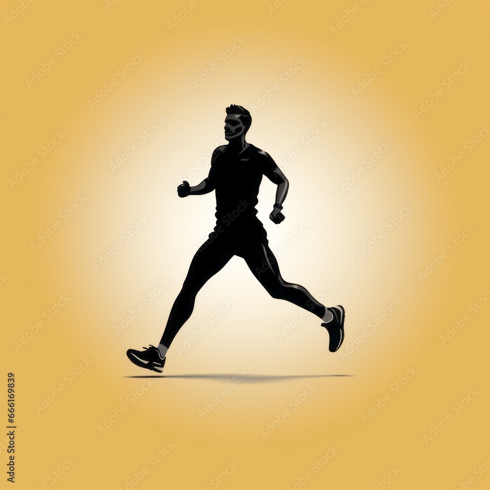 graphic runner logo