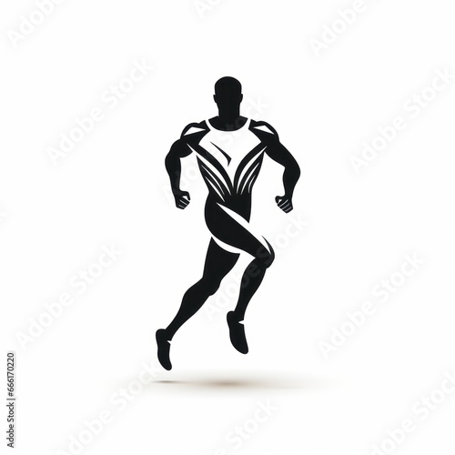 minimalistic runner icon © stasknop