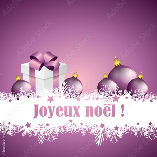 Joyeux noël - Merry christmas