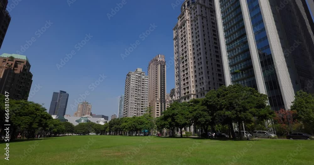 Taichung residential district in Taiwan Taichung residential district in Taiwan