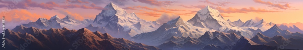As the sun sets behind the jagged mountain peaks, the ever-changing clouds dance across the vast landscape, creating a breathtaking panorama of nature's wild and untamed beauty As the sun sets behind the jagged mountain peaks, the ever-changing clouds dance across the vast landscape, creating a breathtaking panorama of nature's wild and untamed beauty