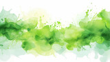 Green watercolor graphic poster web page PPT background