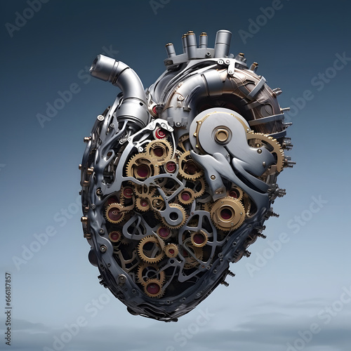 heart made of gears