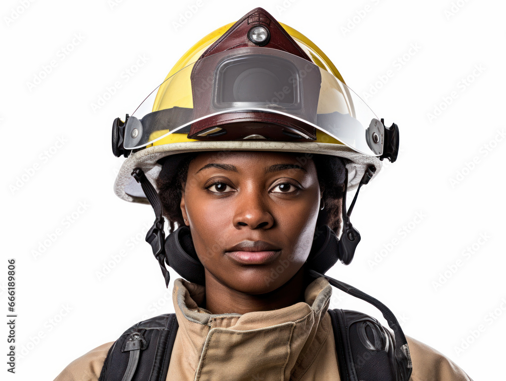  Portraits of American firemen

