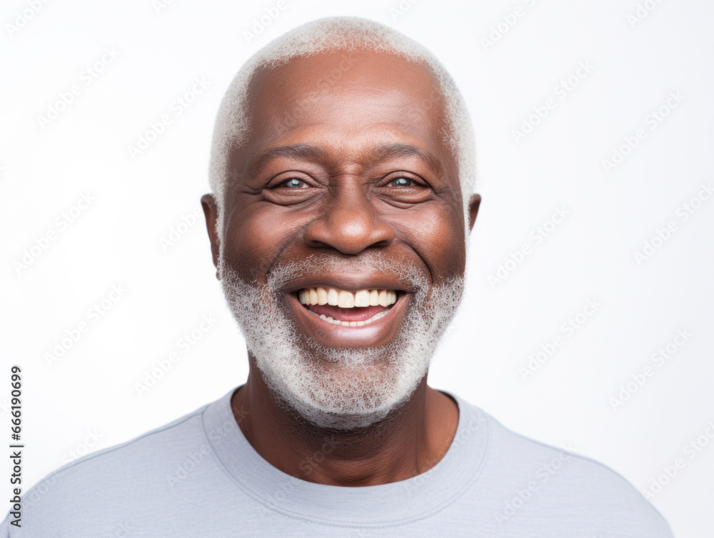 A portrait of a smiling character showing teeth
A portrait of a smiling character showing teeth