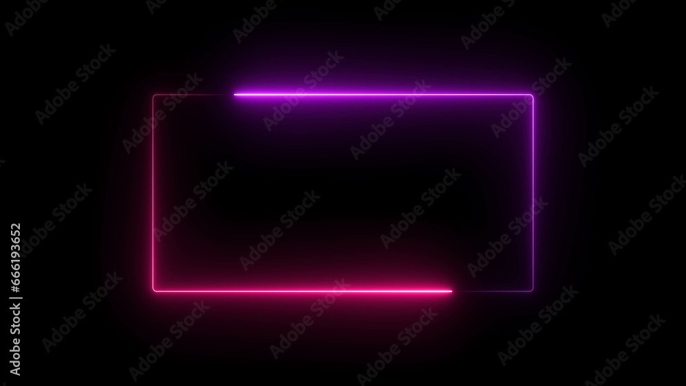abstract bright neon rectangle illustration 4k abstract bright neon rectangle illustration 4k