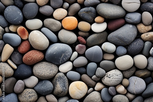 minimalist abstract nature rounded pebbles stone background