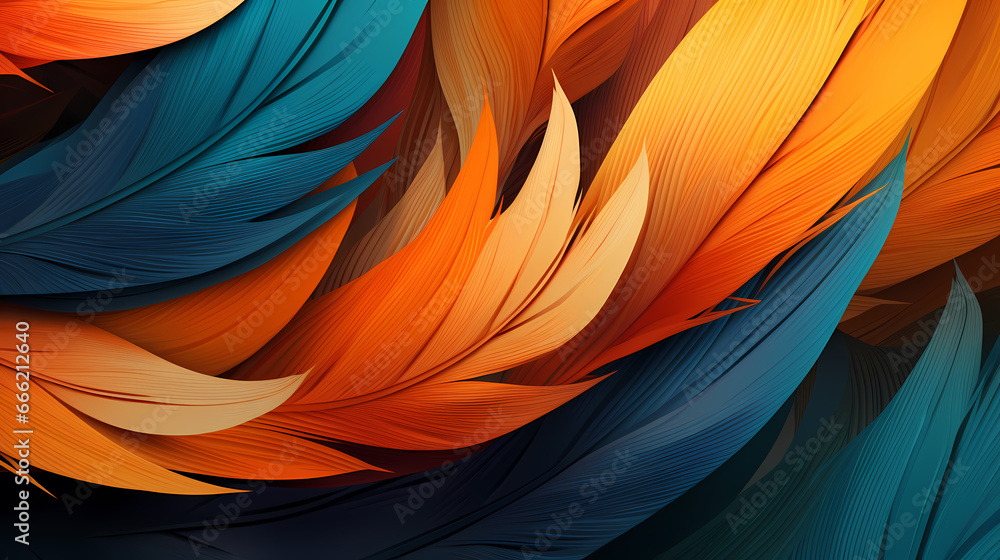 Color feather PPT background poster wallpaper web page Color feather PPT background poster wallpaper web page