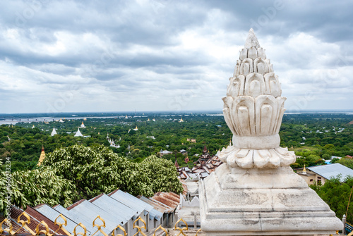 View from Sagaing Hill - Sagaing - Mandalay Division - Myanmar, Asia photo