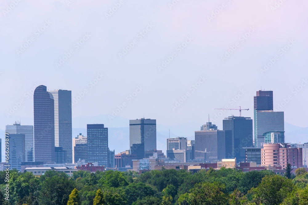 4K Image: Denver, Colorado Skyline at Dawn - Tranquil City Awakening 4K Image: Denver, Colorado Skyline at Dawn - Tranquil City Awakening