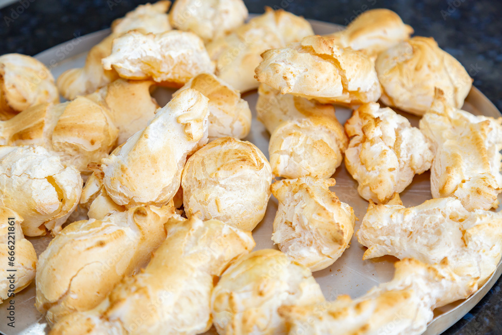 Traditional tapioca biscuits or cheese bread from Minas Gerais. Polvilho azedo Traditional tapioca biscuits or cheese bread from Minas Gerais. Polvilho azedo