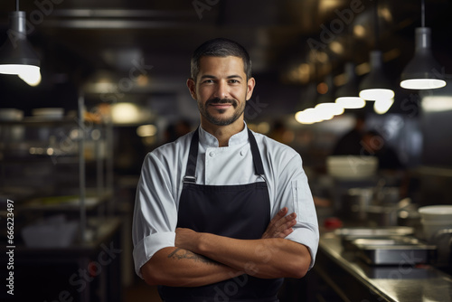 Chef Making Eye Contact: Restaurant Concept