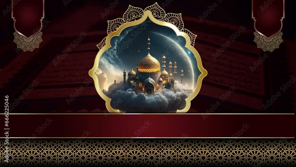islamic background , muslim mosque , islamic design video wallpaper, 4K ...