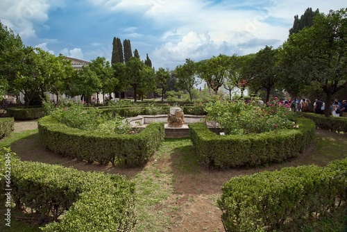 Farnese Gardens (Orti Farnesiani) on the Palatine Hill within the archaeological park of the Colosseum, Rome, Italy
 photo