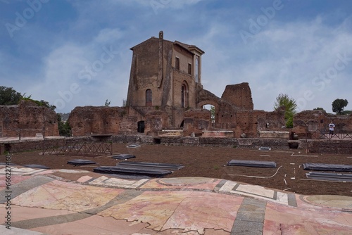 Slika na platnu Casina Farnese, renaissance building on top of the Palatine Hill, within the arc