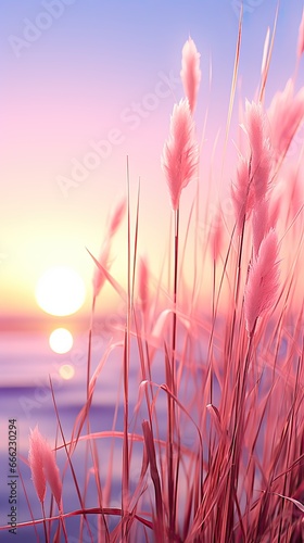 flowers focus sunset tranquility grace landscape zen harmony calmness unity harmony photography © Wiktoria