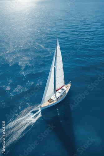 yacht boat sea sailing wind speed navigation freedom relaxation flow romantic photography aerial