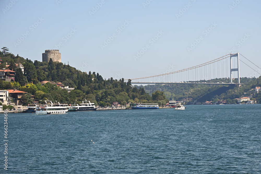 Bosphorus Strait in Istanbul.