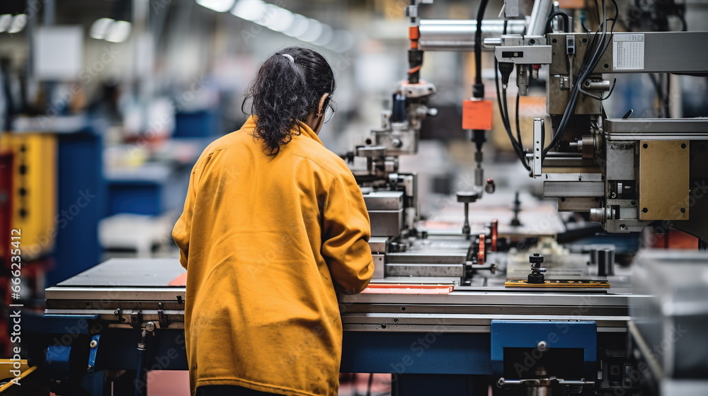 Factory Floors and Female Worker: A Vital Part of Production in the Manufacturing World, Generative AI Factory Floors and Female Worker: A Vital Part of Production in the Manufacturing World, Generative AI