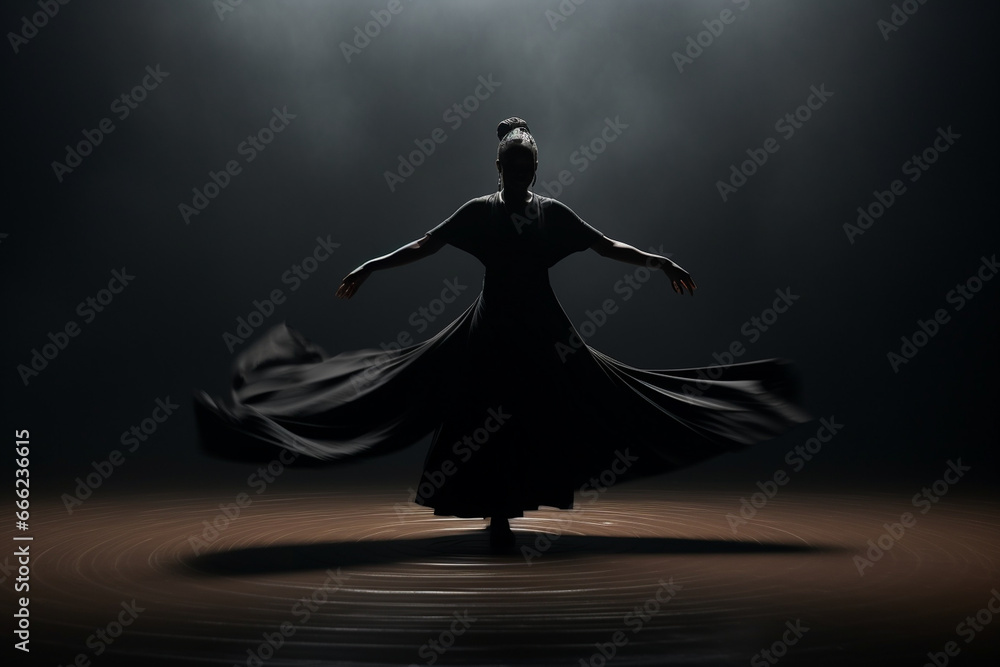 A powerful dance performance reflecting the Black experience, love and creativity with copy space A powerful dance performance reflecting the Black experience, love and creativity with copy space