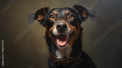 Portrait of a dog 