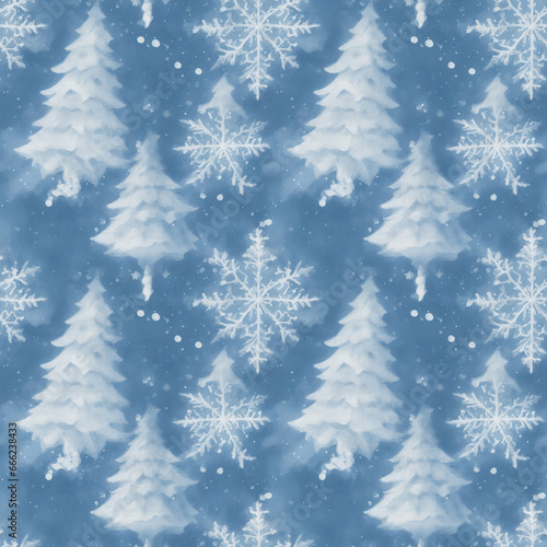 christmas background with snowflakes © Алена Харченко