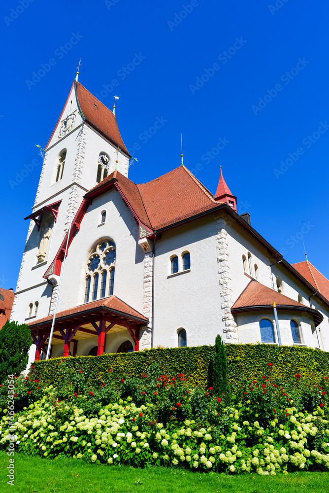 Katholische Kirche St. Marien in Balsthal, Bezirk Thal des Kantons Solothurn (Schweiz)
