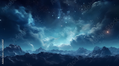 starry sky background background © ting