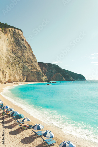 Fototapeta Naklejka Na Ścianę i Meble -  porto katsiki beach  greece