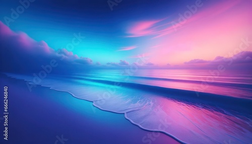 sunrise over the sea, conceptual meditation, colorful