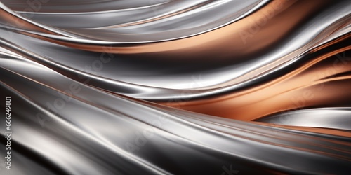 "Steel Sheen Close-up: An in-depth photo displaying the glistening metallic sheen of stainless steel."