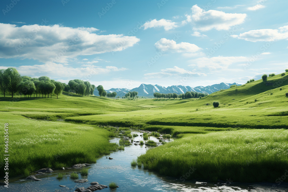 landscape with river and mountains
Created using generative AI tools