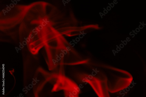 Red smoke on a dark background, colourful abstract, red fog, minimalistic background