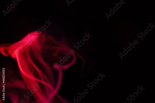 Red smoke on a dark background, colourful abstract, red fog, minimalistic background 