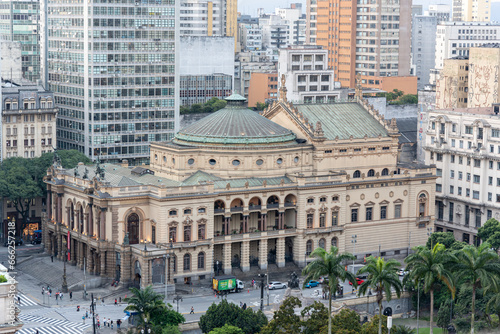 Teatro Municipal de São Paulo visto de cima